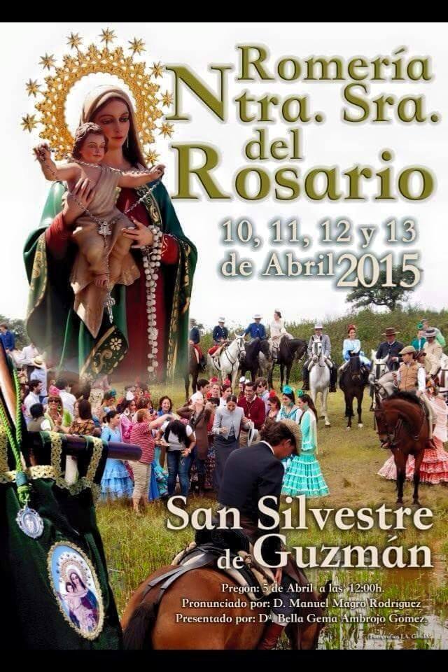 Romería de Nuestra Señora del Rosario 2015 San Silvestre de Guzmán